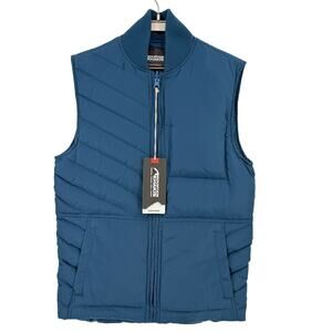 Mountain Khakis Pinnacle Peak Vest Small Wylie Blue Down Puffer